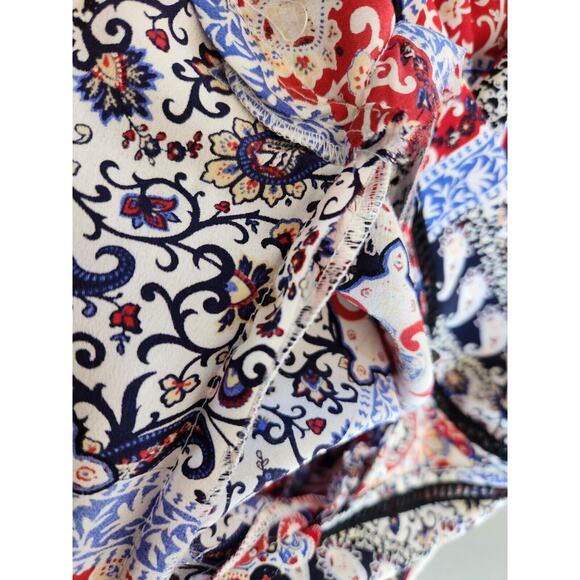 L'AGENCE Rosalia Silk V-neck Maxi Dress Size 8 Floral 1B403 - Picture 9 of 12